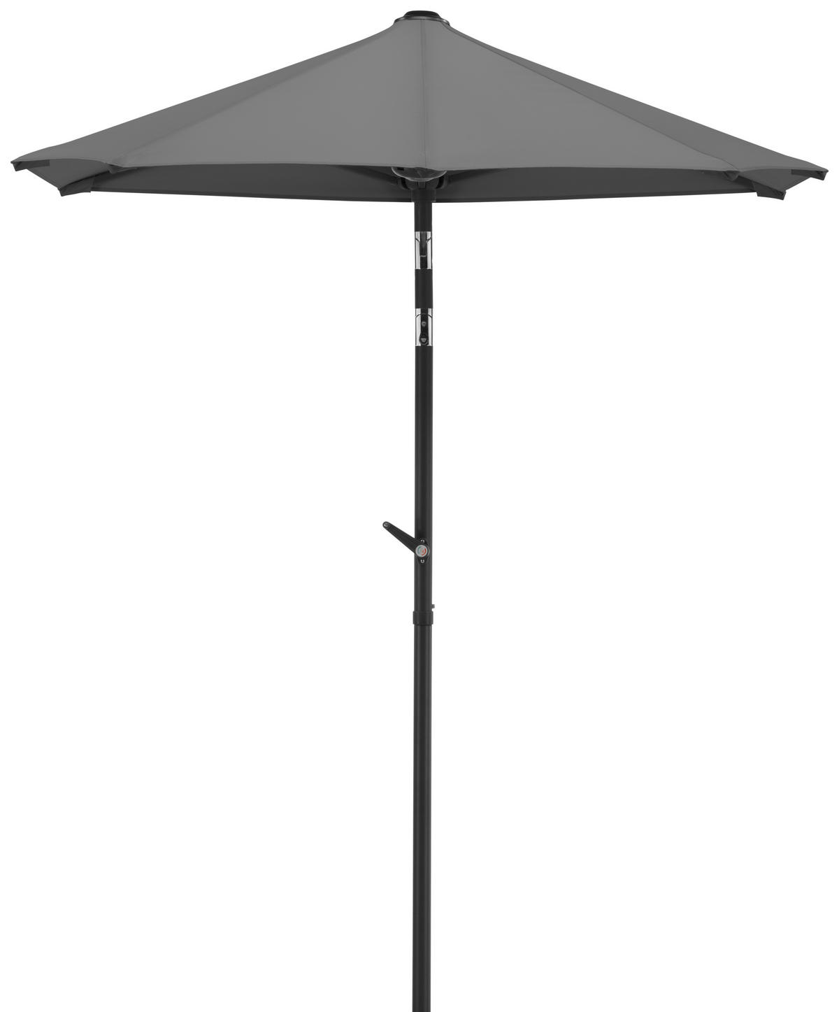 AMPELSCHIRM 150 cm Anthrazit  - Anthrazit, Basics, Textil/Metall (150/228/150cm) - Schneider