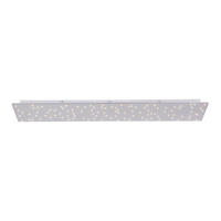 DECKENLEUCHTE 18 W    100/25/4 cm  - Silberfarben, Design, Metall (100/25/4cm)