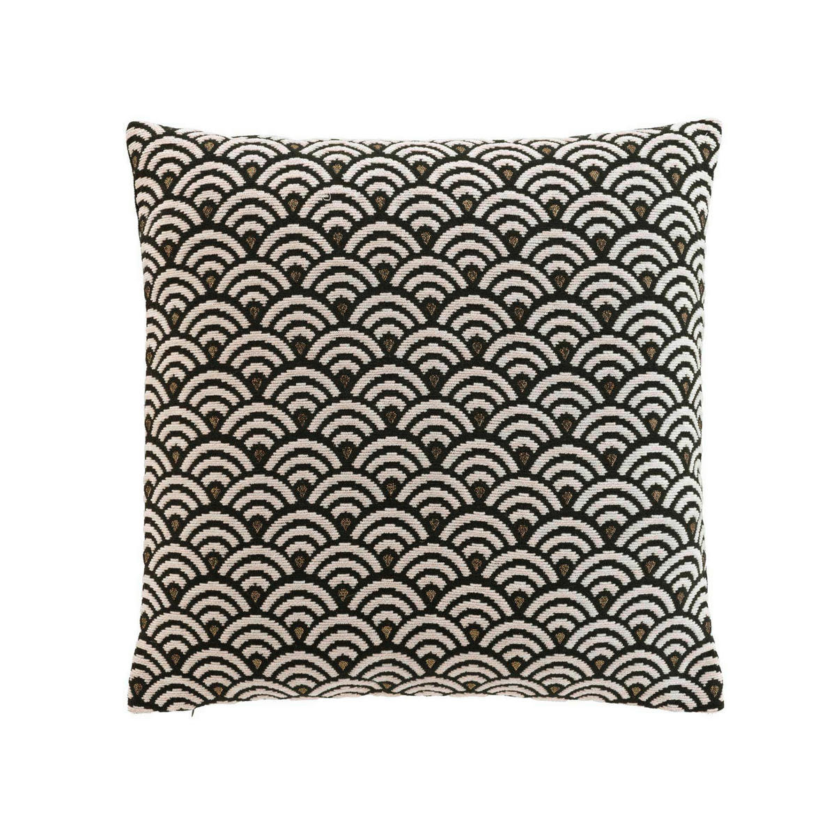 OKRASNA BLAZINA  MINELLA   45/45 cm          - črna/bež, Konvencionalno, tekstil (45/45cm)