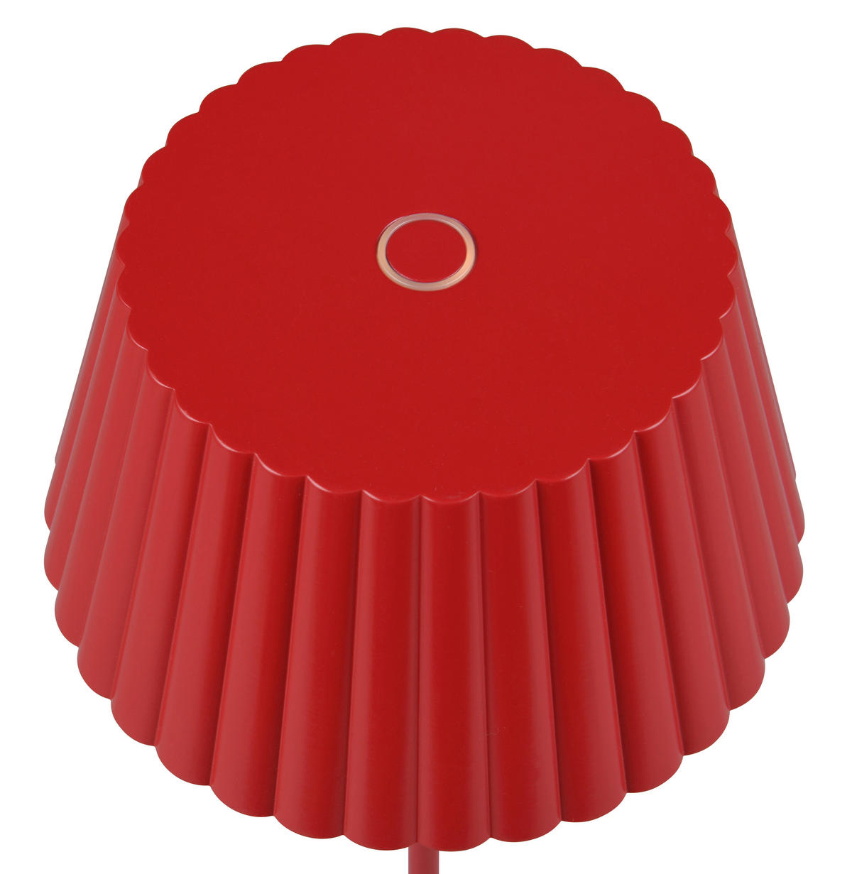 AKU STOJACÍ LAMPA, 13,5/123 cm  - červená, Design, kov (13,5/123cm)
