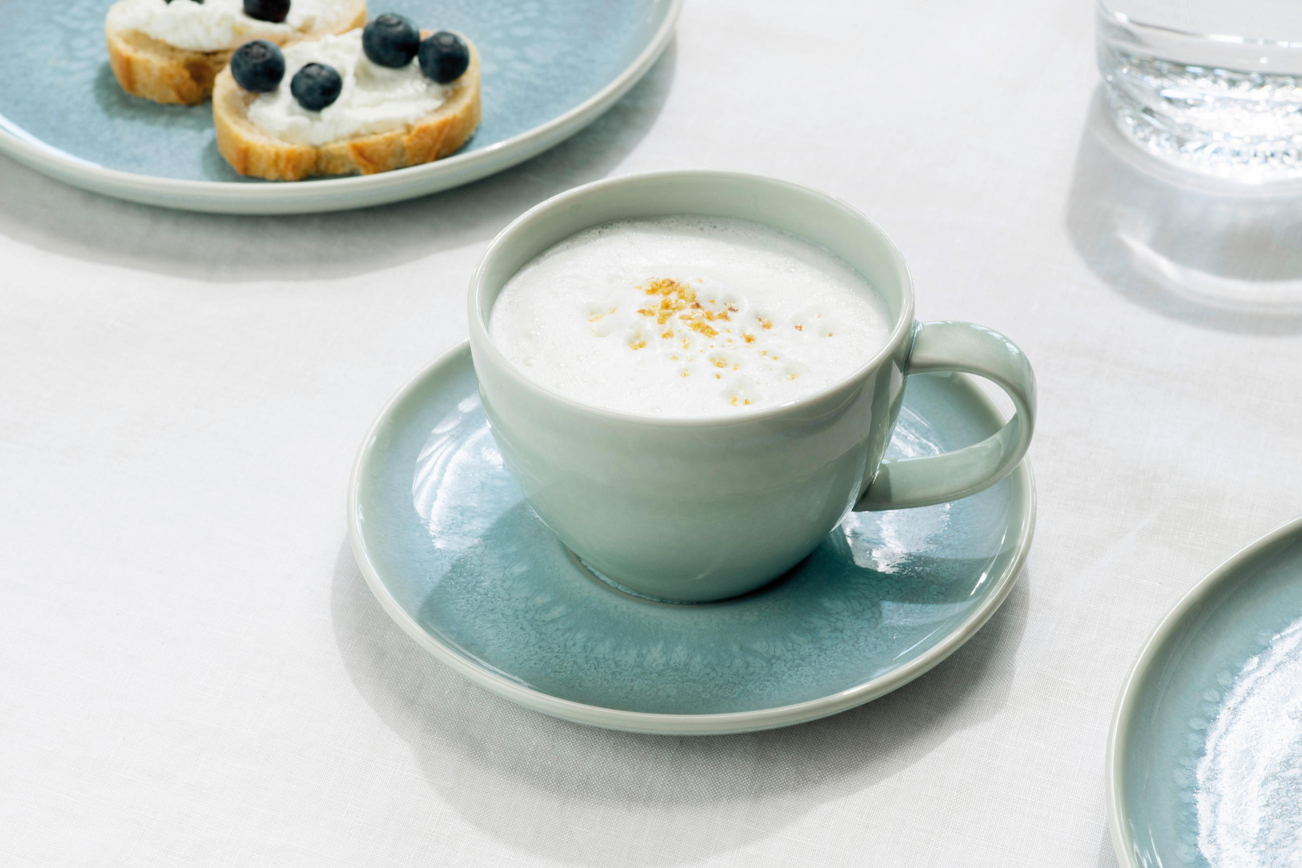 UNTERTASSE CRAFTED BLUEBERRY  15 cm   - Hellblau, Basics, Keramik (15cm) - like.Villeroy & Boch