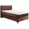 BOXSPRINGBETT 140/200 cm  in Kupferfarben  - Schwarz/Kupferfarben, Design, Holzwerkstoff/Kunststoff (140/200cm) - Xora