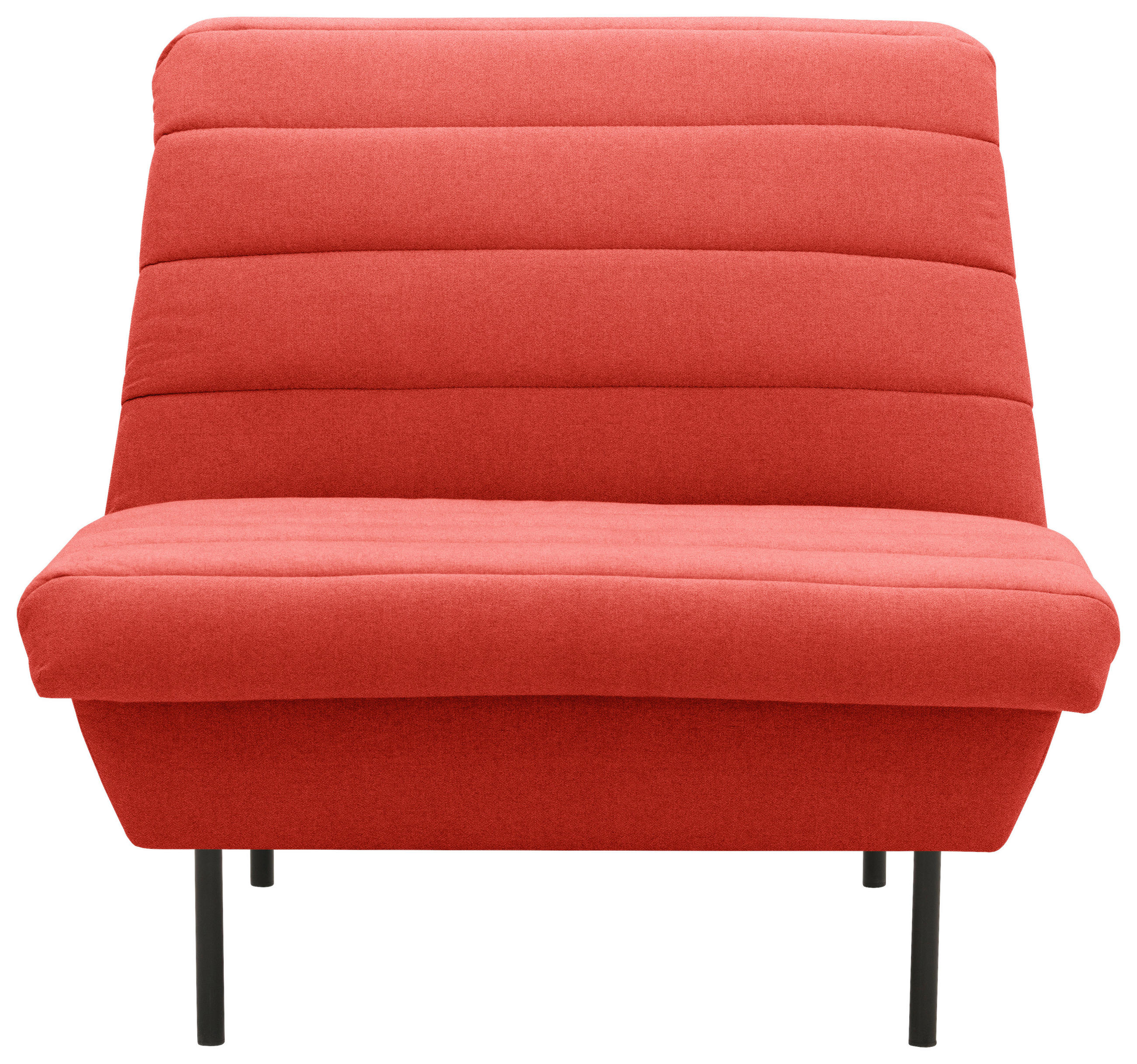 SESSEL Flachgewebe Orange - Schwarz/Orange, Design, Textil/Metall (92/92/103cm) - LOOKS by W.Joop