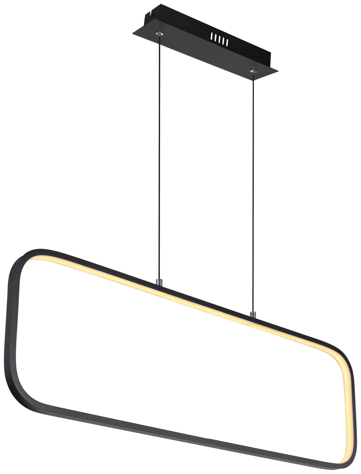 ZÁVĚSNÉ LED SVÍTIDLO, 80/10/120 cm  - černá/opál, Basics, kov/plast (80/10/120cm) - Globo
