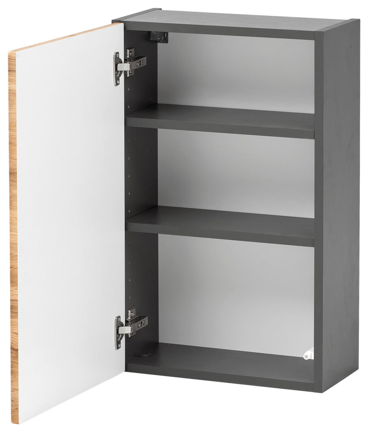 HÄNGESCHRANK 40/64/20 cm  - Eichefarben/Graphitfarben, KONVENTIONELL, Holzwerkstoff (40/64/20cm) - Held
