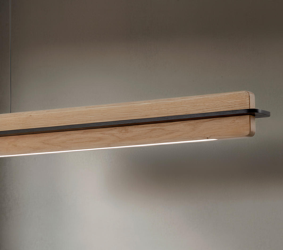 LED-HÄNGELEUCHTE Laurenz 118/6/6,5 cm   - Wildeiche, Natur, Holz (118/6/6,5cm) - Ambiente