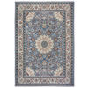OUTDOORTEPPICH 80/165 cm Flair Creme, Blaugrau  - Blaugrau/Creme, Design, Kunststoff (80/165cm)
