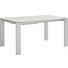 ESSTISCH in Metall, Glas, Holzwerkstoff - Alufarben/Weiß, Design, Glas/Holzwerkstoff (160/75/94cm) - Hülsta ESSTISCH in Metall, Glas, Holzwerkstoff - Alufarben/Weiß, Design, Glas/Holzwerkstoff (160/75/94cm) - Hülsta
