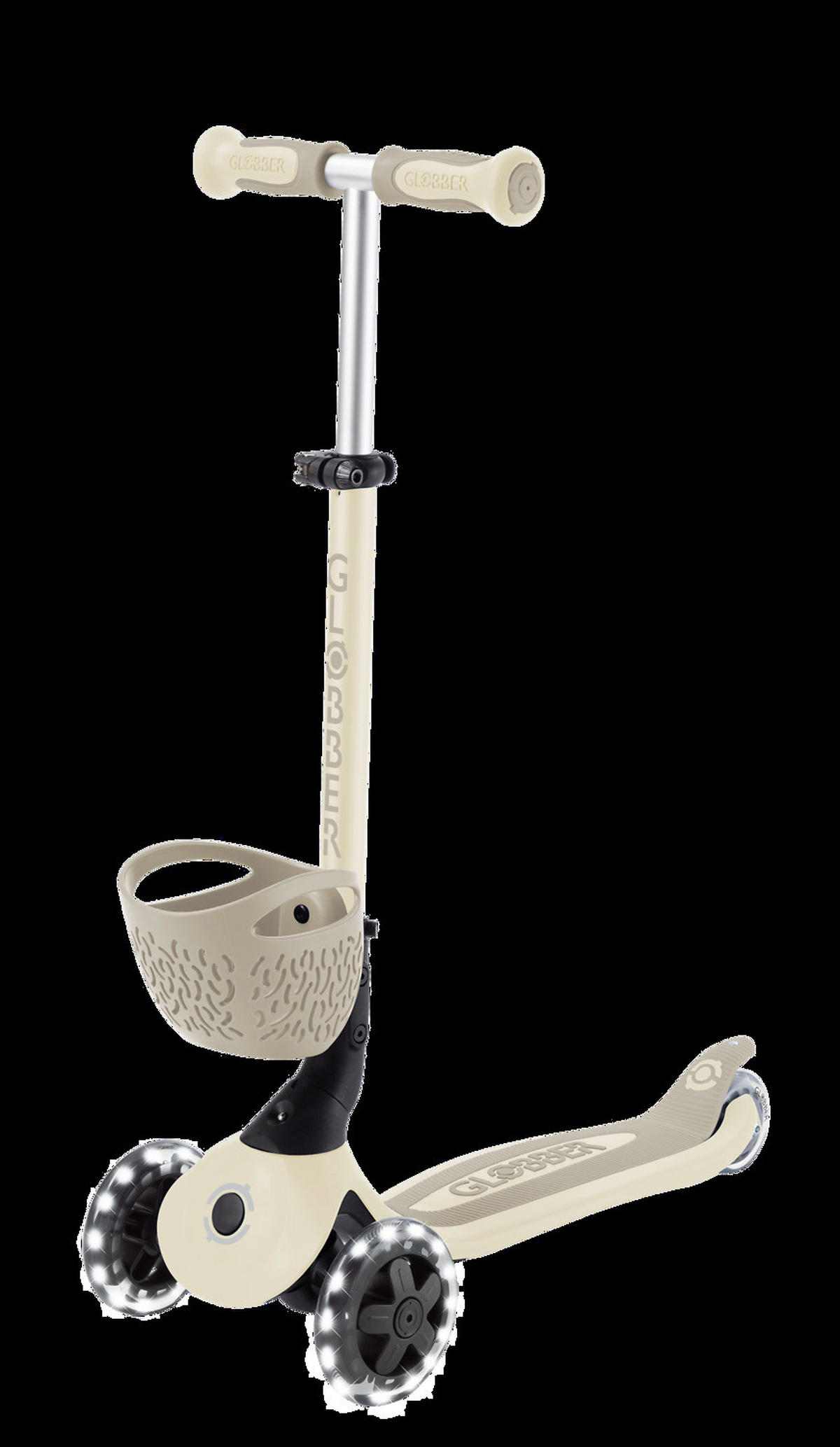 DREIRAD GO-UP BABY 360 LIGHTS  - Taupe, Basics, Kunststoff (75/29,5/102,5cm) - GLOBBER