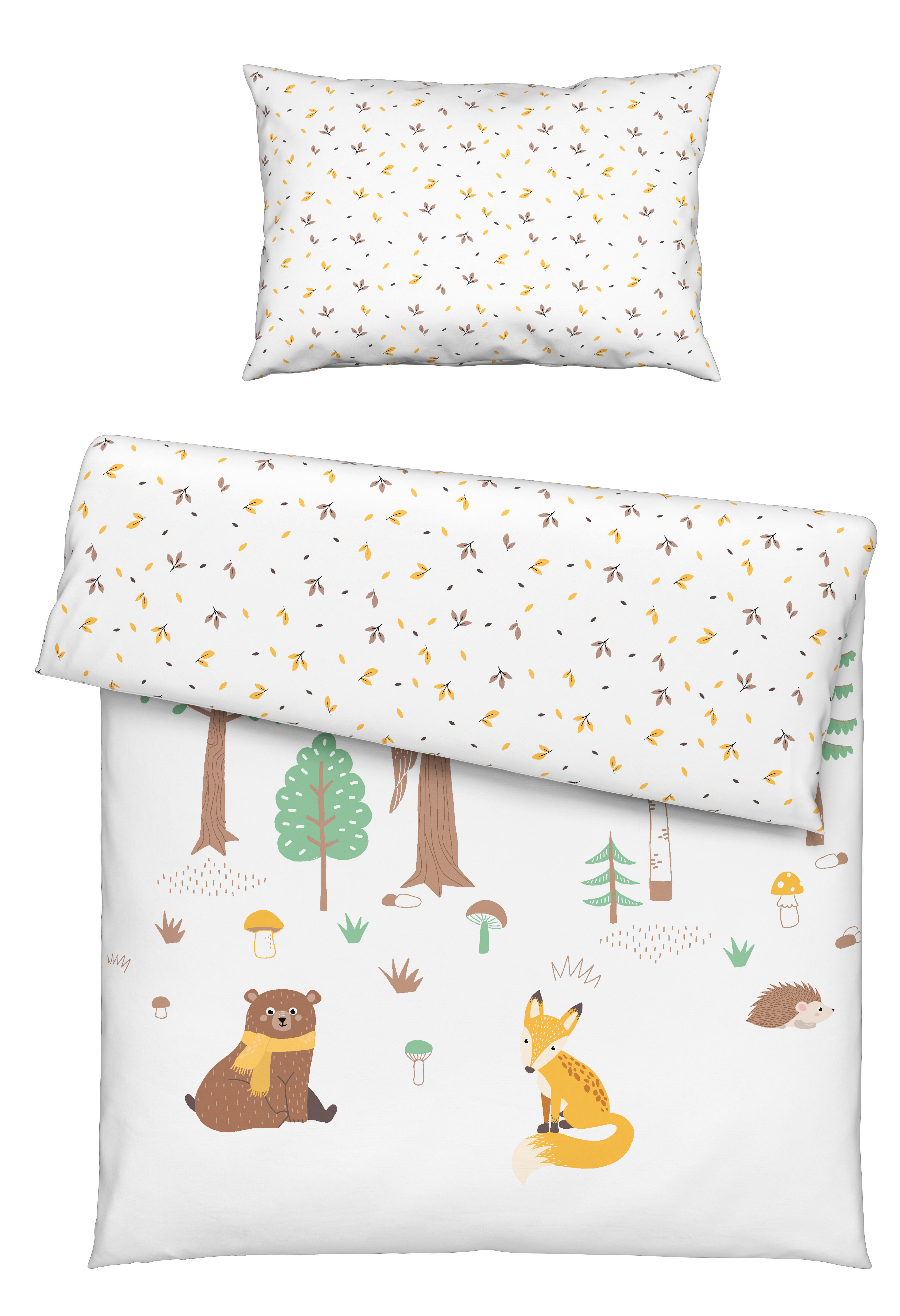 POVLEČENÍ PRO MIMINKO 100/135 cm  - bílá/vícebarevná, Basics, textil (100/135cm) - Patinio
