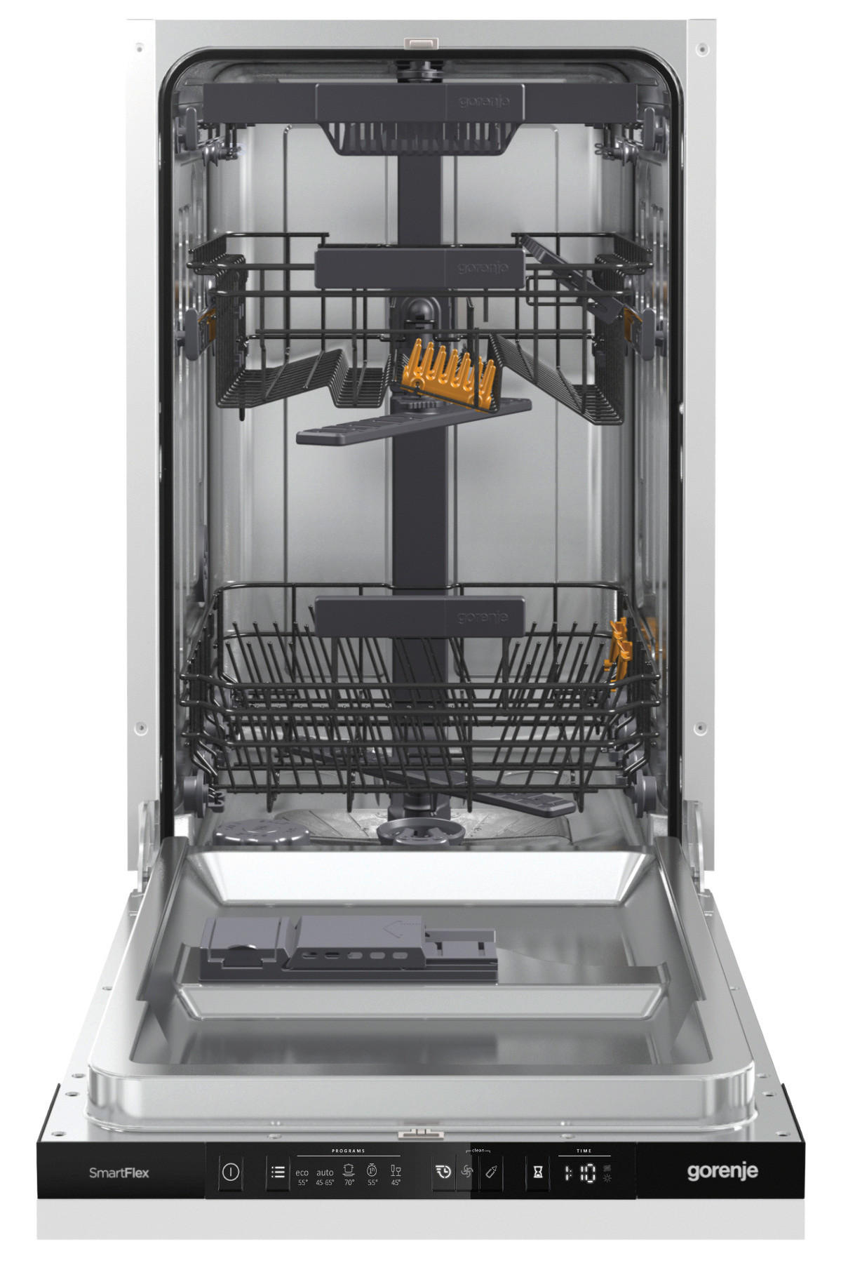 GESCHIRRSPÜLER GV 561D10  - Edelstahlfarben, Basics, Kunststoff/Metall (44,8/81,5/55cm) - Gorenje