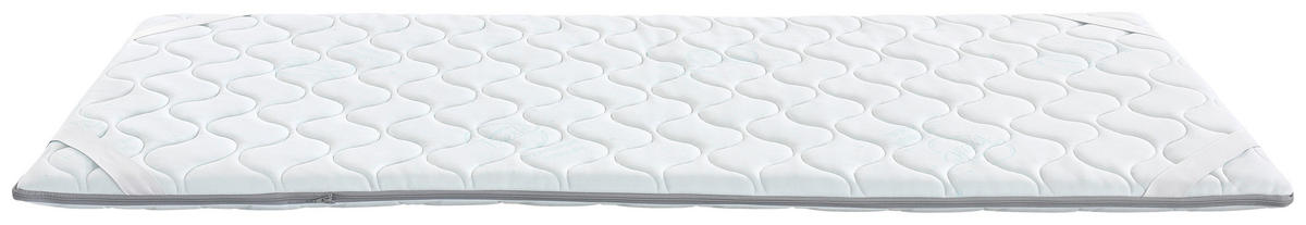 VRCHNÍ MATRACE, 90/200 cm - bílá, Basics, textil (90/200cm) - Sleeptex