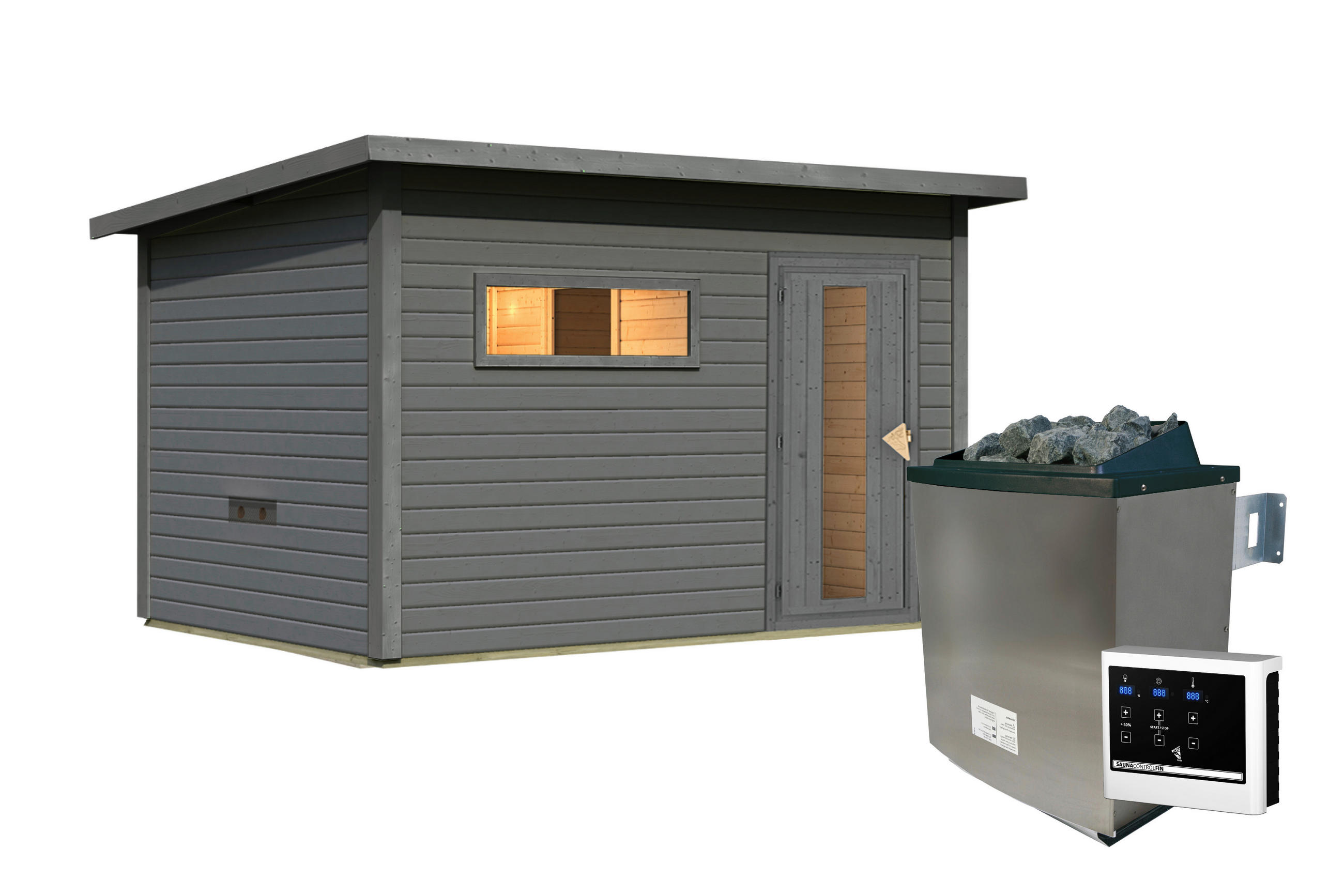 Saunahaus Bente 6 396/217/231 cm