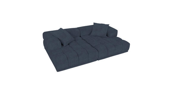 SOFAELEMENT  in Plüsch Anthrazit  - Anthrazit/Schwarz, KONVENTIONELL, Kunststoff/Textil (125/66/155cm) - Carryhome