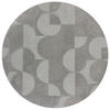 WOLLTEPPICH 160/160 cm Moderno Grau  - Grau, Basics, Textil (160/160cm)