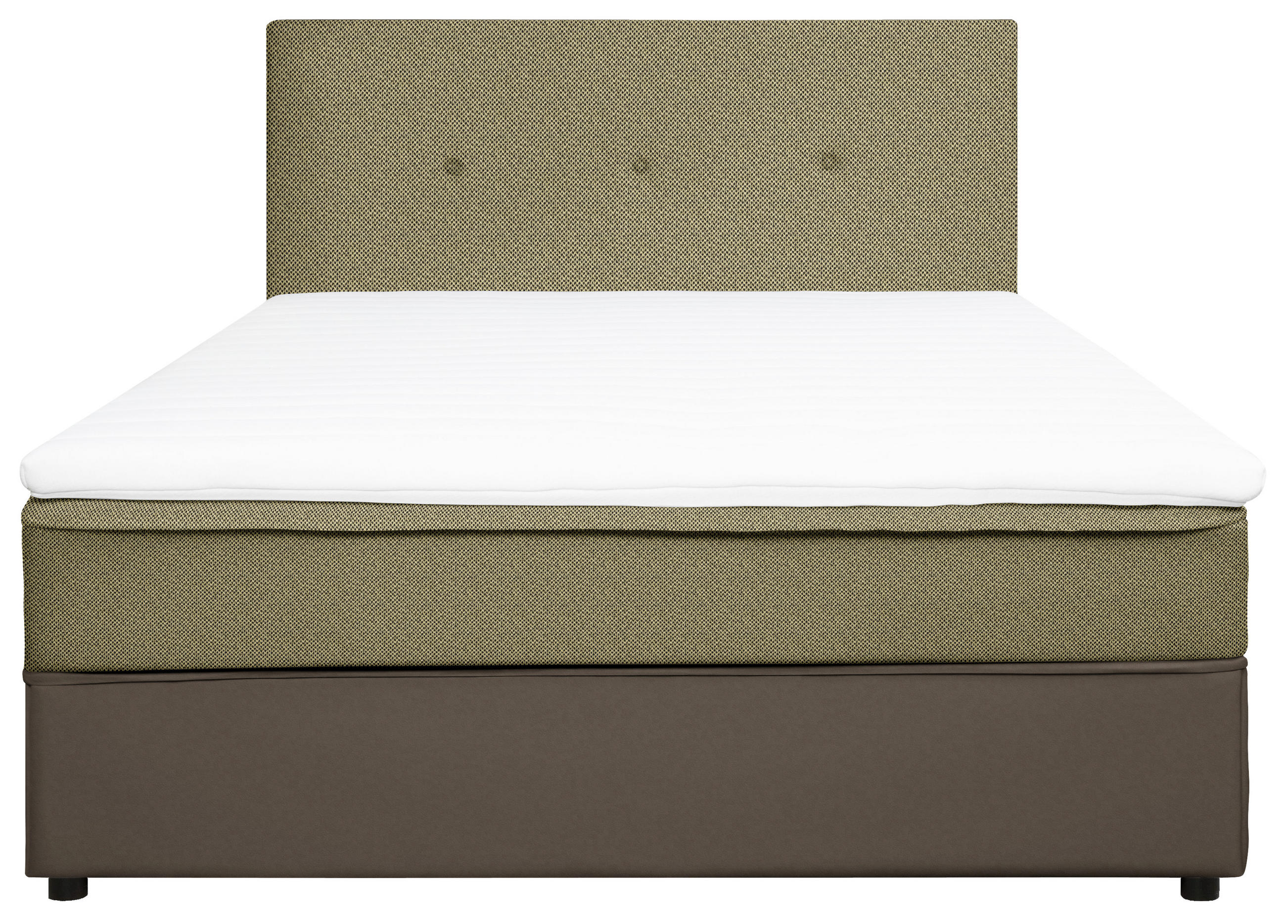 BOXBETT 180/200 cm  in Gelb, Grau  - Gelb/Schwarz, KONVENTIONELL, Holz/Textil (180/200cm) - Boxxx