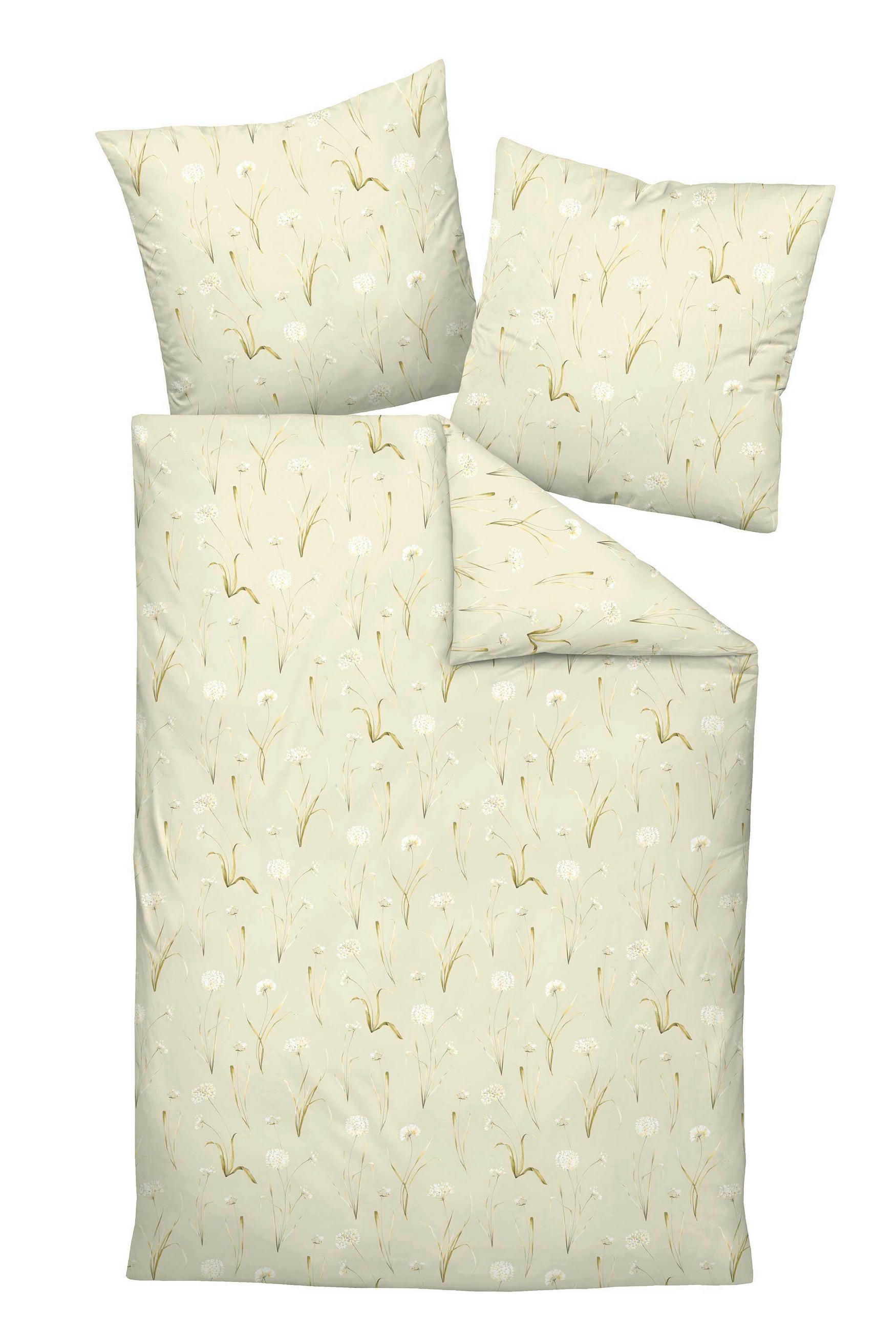 POSTELJNINA Milano 135/200 cm mako saten svetlo zelena  - svetlo zelena, Basics, tekstil (135/200cm) - Janine
