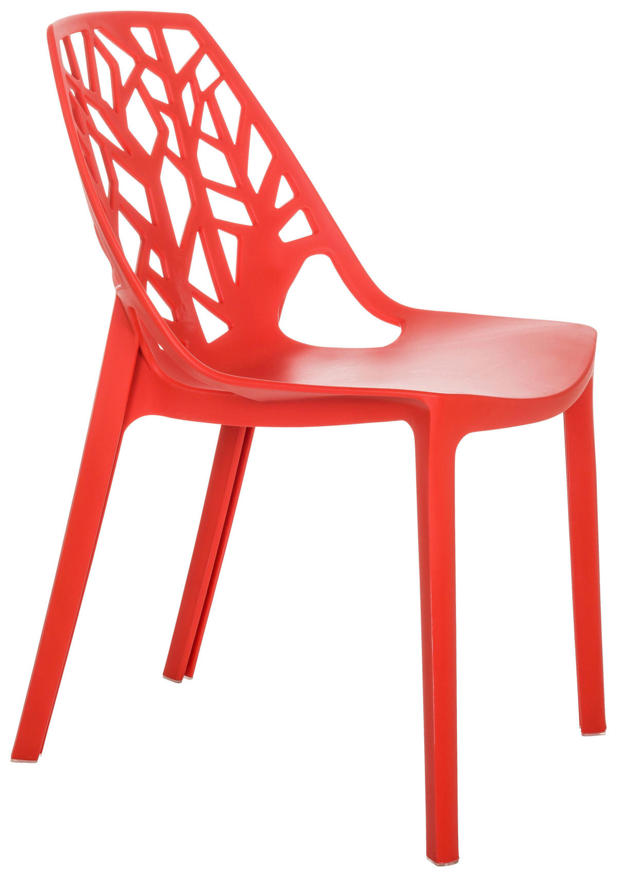 STOL  - röd, Basics, plast (47/80/56cm) - MID.YOU