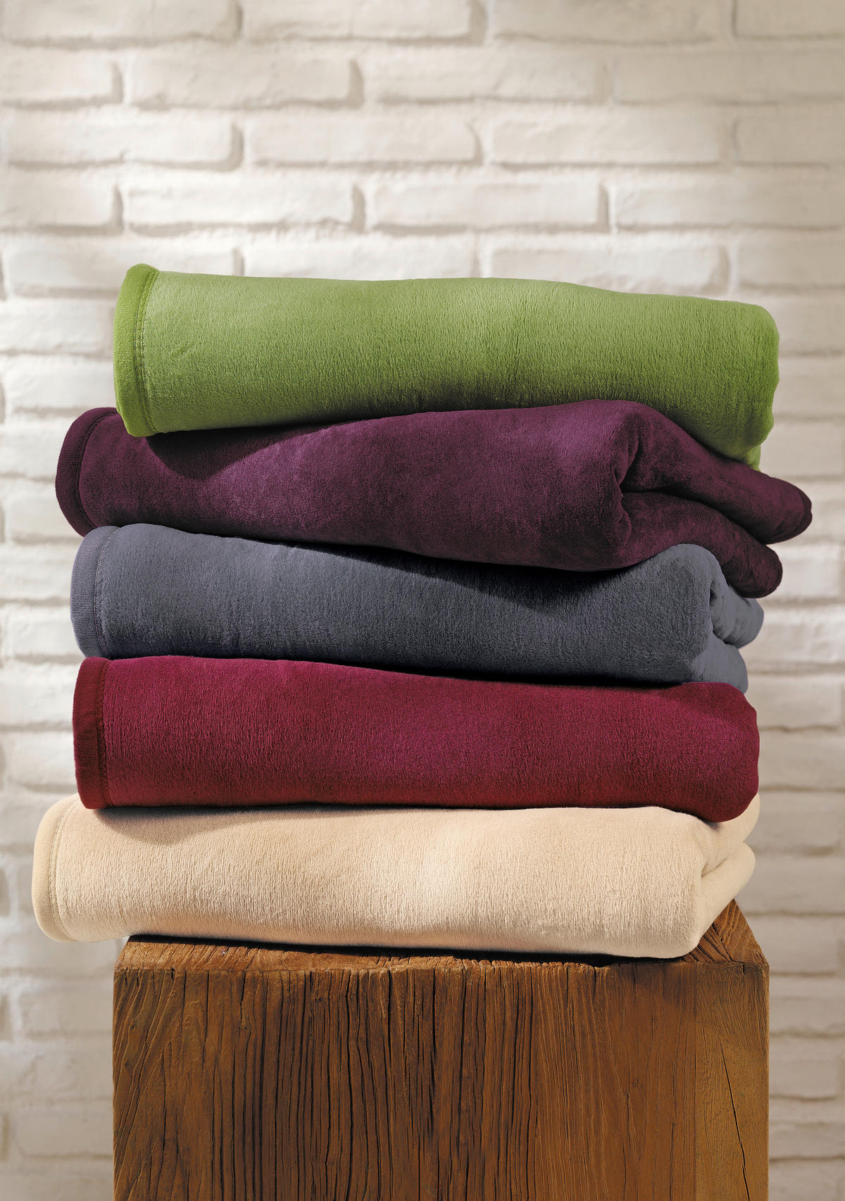 PLÉD, bavlna, 150/200 cm - bílá, Basics, textil (150/200cm) - Novel