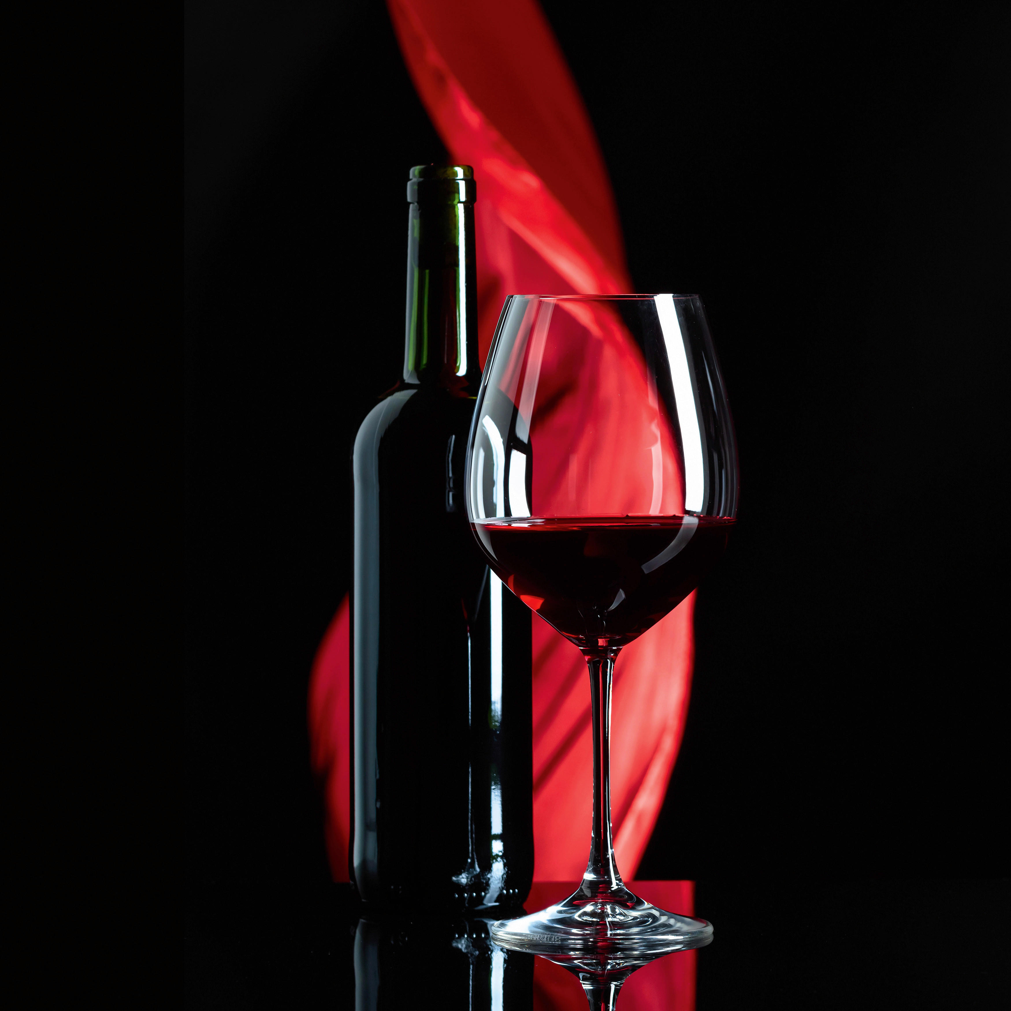 GLASBILD Essen & Trinken  - Multicolor, Basics, Glas (50/50/1,40cm) - Euroart