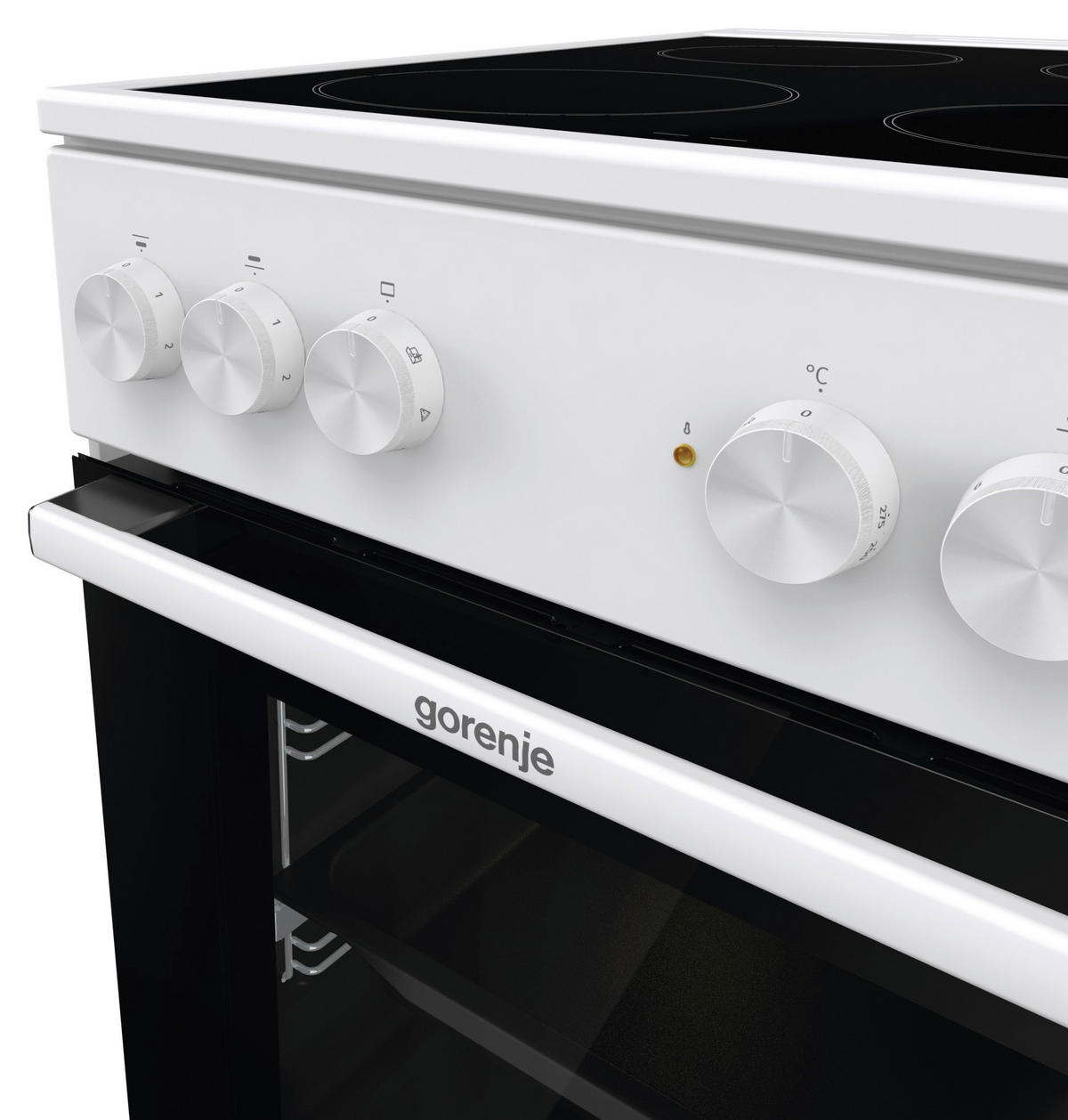 HERD GEC5A21WG  - Weiß, Basics, Glas/Metall (50/85/59,4cm) - Gorenje