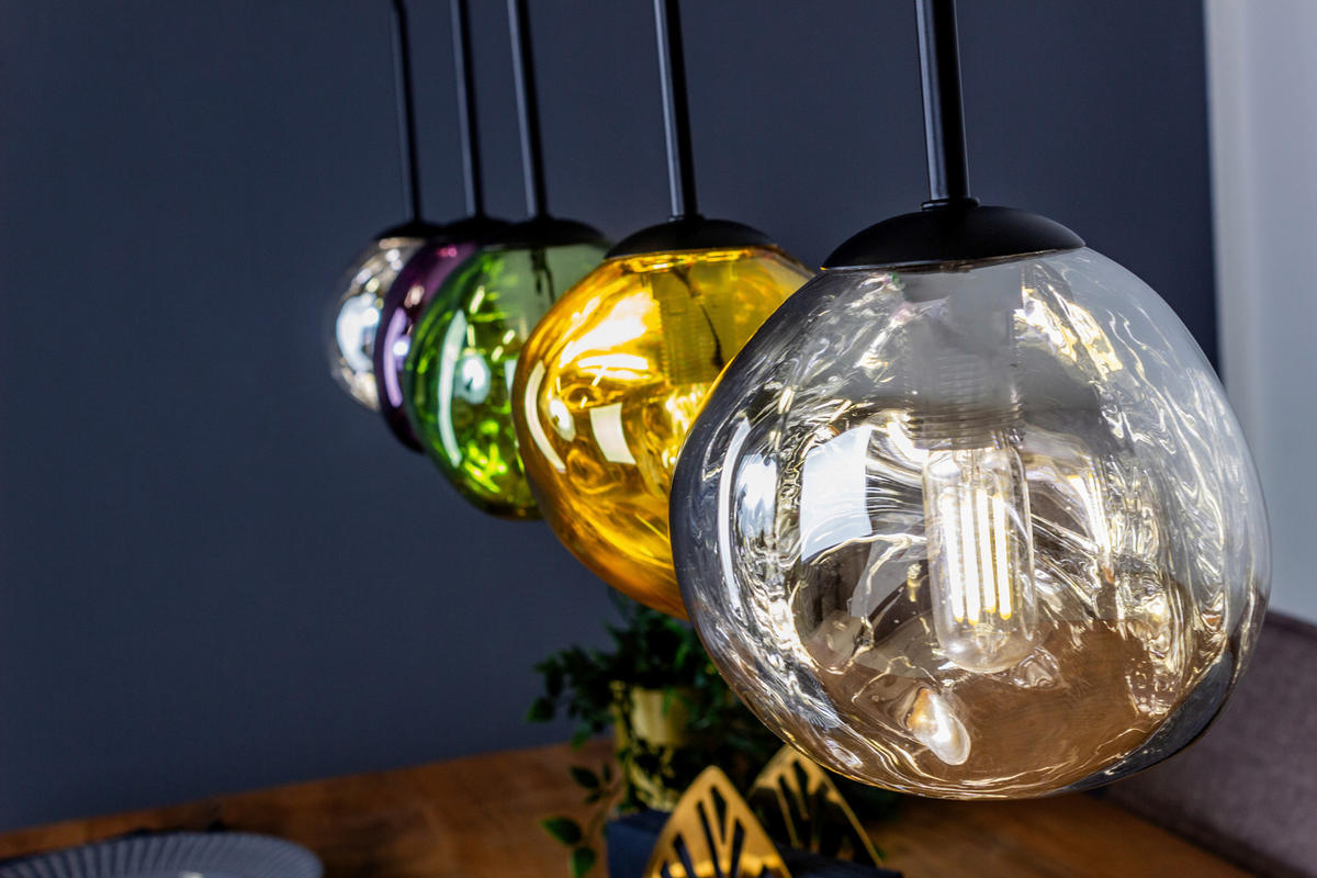 HÄNGELEUCHTE Canopus 115/15/150 cm   - Multicolor, Basics, Glas (115/15/150cm)