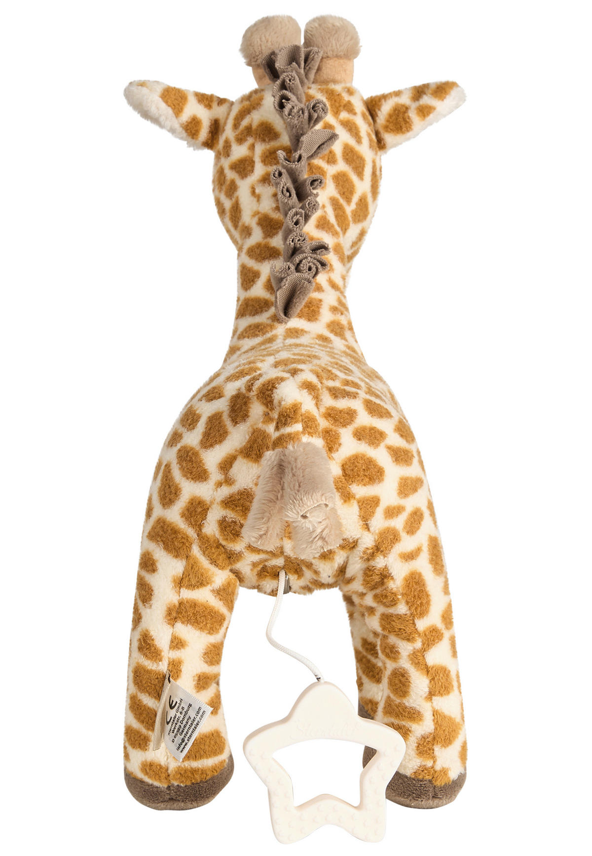 SPIELUHR Giraffe Kaya 31/26/9 cm  - Dunkelgelb, Basics, Textil (31/26/9cm) - Sterntaler