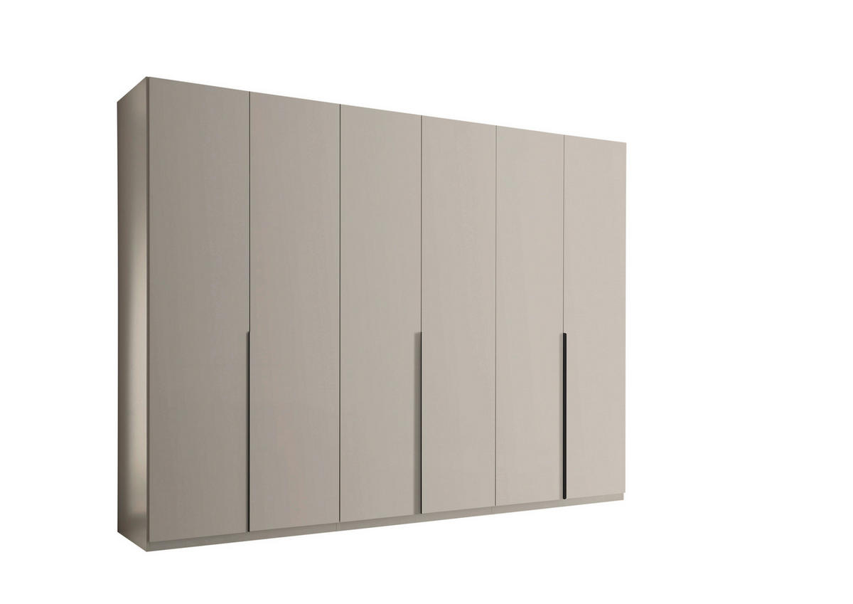 ORMAR S KLASIČNIM VRATIMA kašmir   - bijela/kašmir, Moderno, drvni materijal/metal (302/225/58cm) - Hom`in