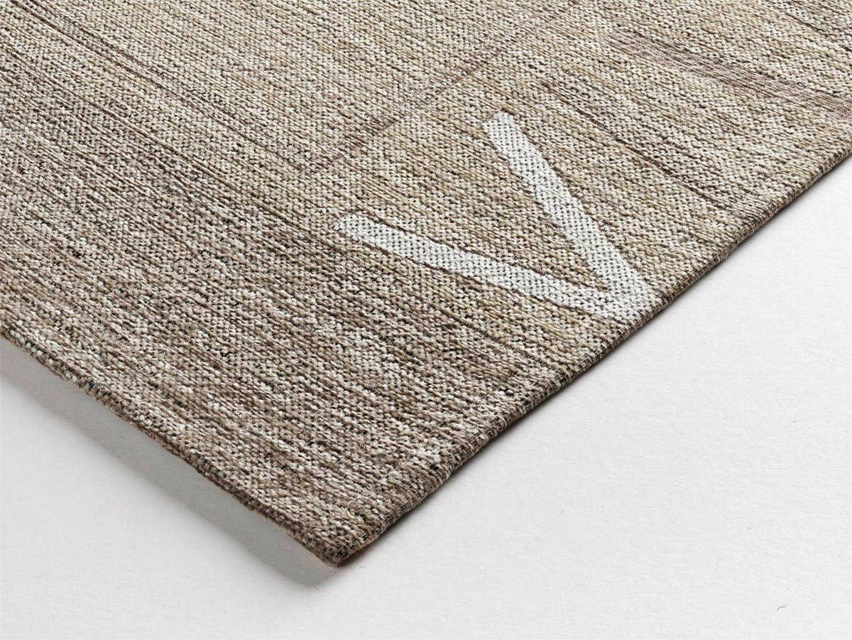FLACHWEBETEPPICH  Wohnzimmer 120/180 cm Alanis Border Naturfarben rechteckig  - Naturfarben, Basics, Textil (120/180cm) - Novel