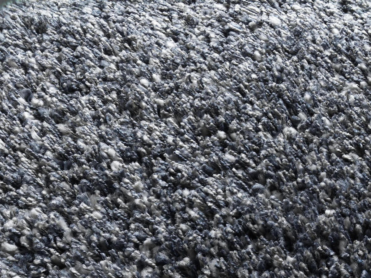 HOCHFLORTEPPICH 120/170 cm Fashion Shaggy Blau, Grau  - Blau/Grau, Basics, Textil (120/170cm) - Novel
