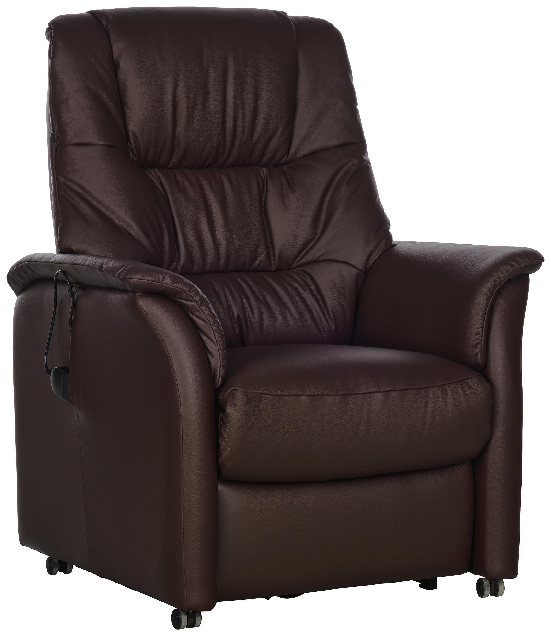 Fernsehsessel in Textil, Leder