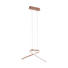 LED-HÄNGELEUCHTE - Goldfarben/Rosa, Design, Kunststoff/Metall (70,5/31,5/110cm) LED-HÄNGELEUCHTE - Goldfarben/Rosa, Design, Kunststoff/Metall (70,5/31,5/110cm)