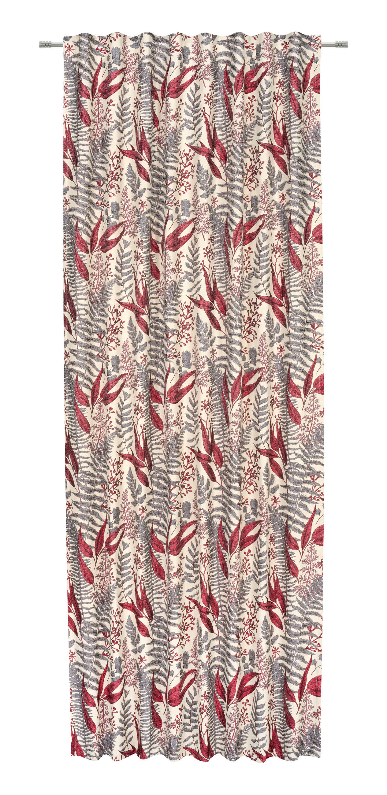 FERTIGVORHANG blickdicht  - Bordeaux, Trend, Textil (135/245cm) - Esposa