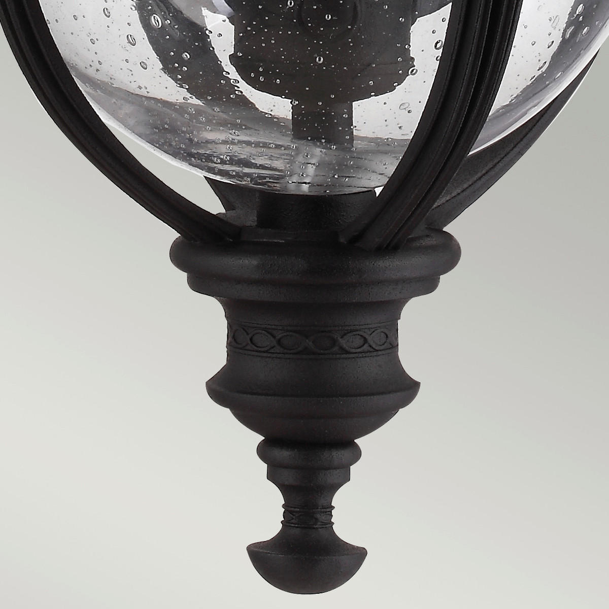 AUßENHÄNGELEUCHTE Elstead English Bridle 21.6/58 cm   - Schwarz, Basics, Glas/Metall (21.6/58cm) - Elstead Lighting