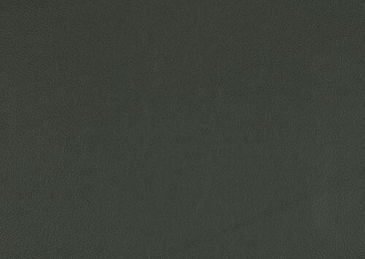 ECKSOFA in Echtleder Olivgrün  - Schwarz/Olivgrün, Design, Leder/Metall (172/334cm) - Valdera