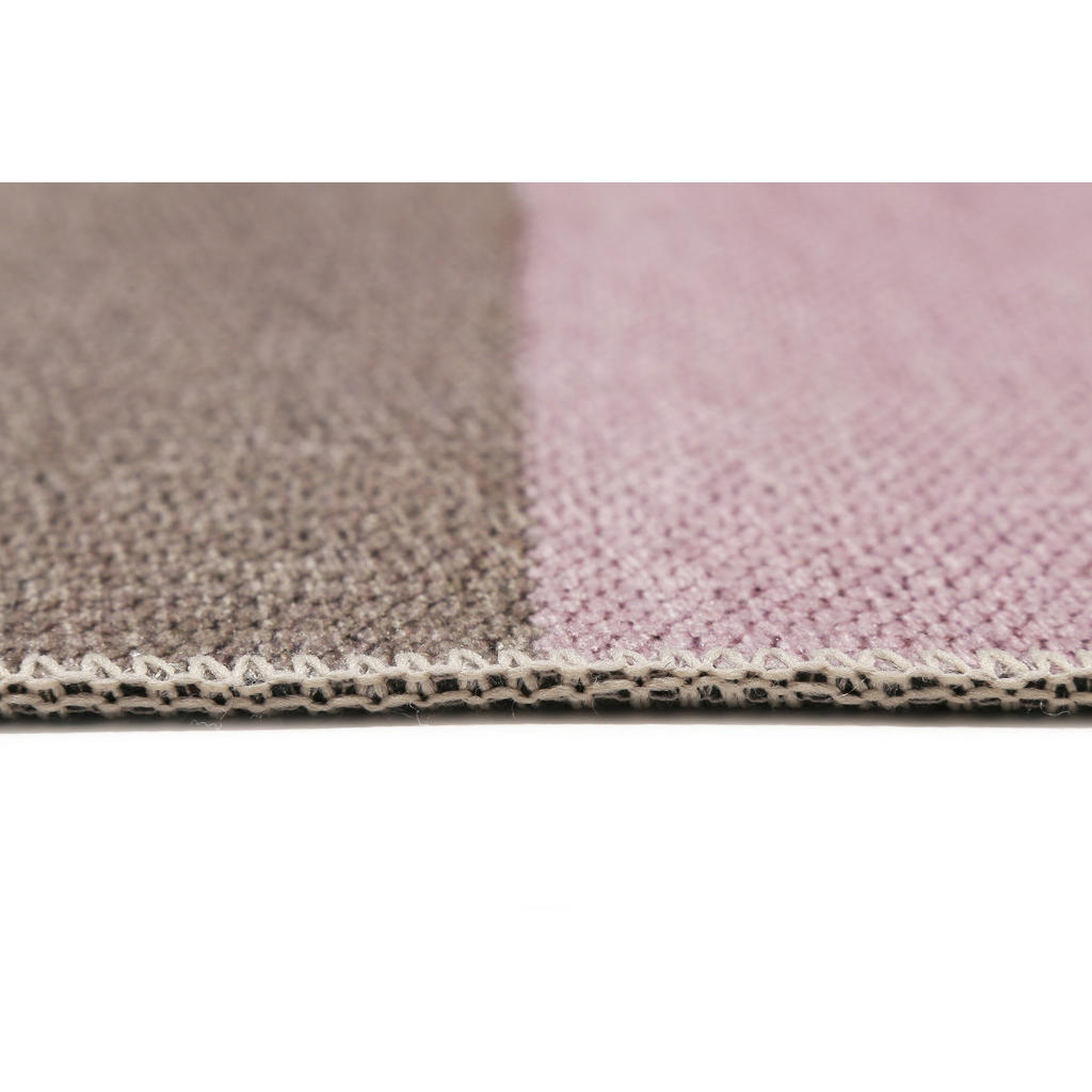 Thumbnail - Esprit Flachwebeteppich Camps Bay, Braun, Rosa, Beige, Textil, Streifen, rechteckig, 130x190 cm, Hohenstein, Oeko-Tex® S...