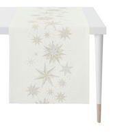 TISCHLÄUFER 46/135 cm  - Weiß, Design, Textil (46/135cm) - X-Mas