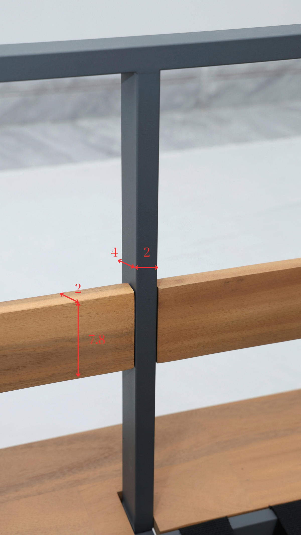 LOUNGEGARNITUR 4-teilig  232/232 cm  Akazie massiv Stahl  - Taupe/Anthrazit, Natur, Holz/Textil (232/232cm) - Ambia Garden