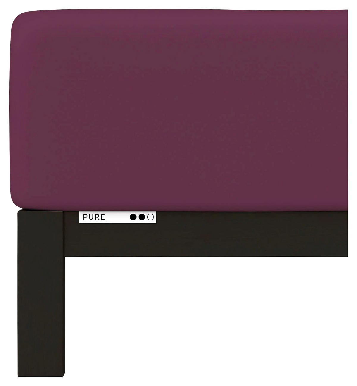 BOXSPRING-SPANNLEINTUCH 90-100/190-220 cm Jersey  - Beere, Basics, Textil (90-100/190-220cm) - Schlafgut