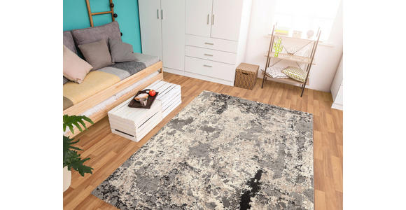 VINTAGE-TEPPICH 200/250 cm Timeline Quantum Hellgrau - Hellgrau, Design, Textil (200/250cm) - Novel