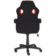 GAMINGSTUHL  in Mikrofaser Rot, Schwarz  - Rot/Schwarz, Design, Kunststoff/Textil (65,5/110-120/69cm) - Xora