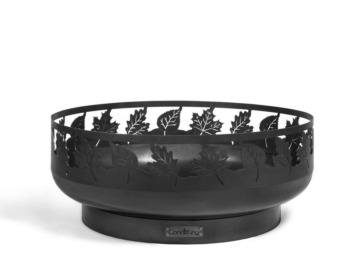 FEUERSCHALE  - Schwarz, Basics, Metall (80/33cm)