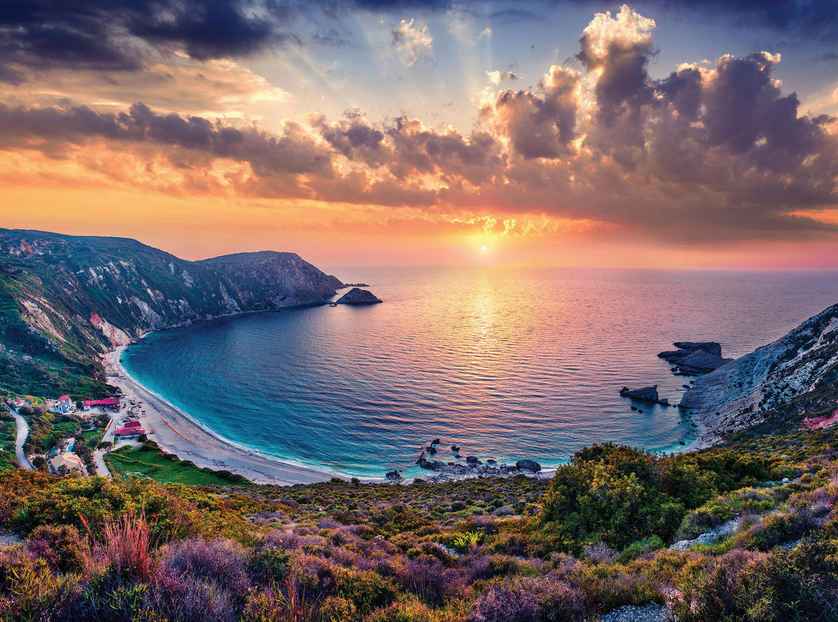 LEINWANDBILD Landschaft & Natur  - Multicolor, Natur, Holz/Papier (135/100cm) - Euroart