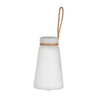 AUßENLEUCHTE Bruno 12/20 cm   - Weiß, Design, Kunststoff (12/20cm)