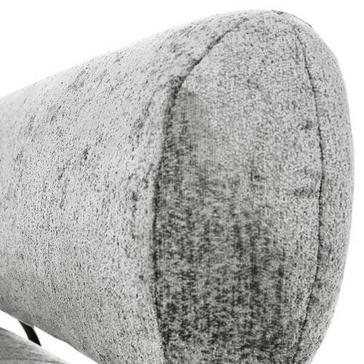 ECKSOFA in Chenille Grau  - Schwarz/Grau, Design, Holz/Textil (265/200cm) - Landscape