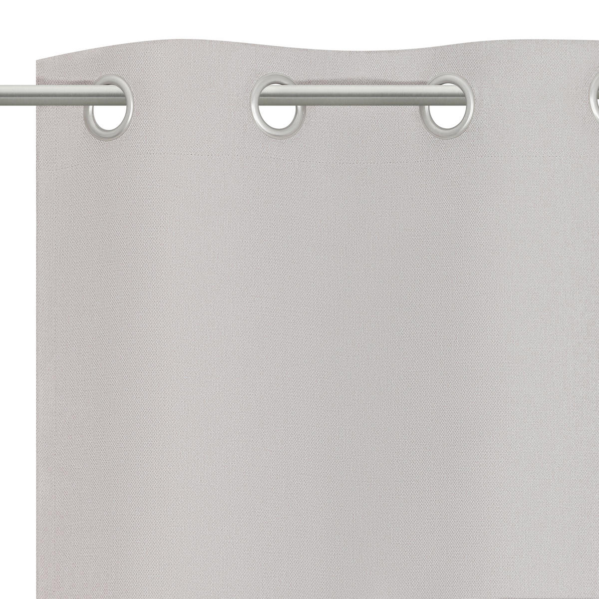ÖSENSCHAL MINOS blickdicht 130/245 cm   - Creme, Basics, Textil (130/245cm) - Esposa