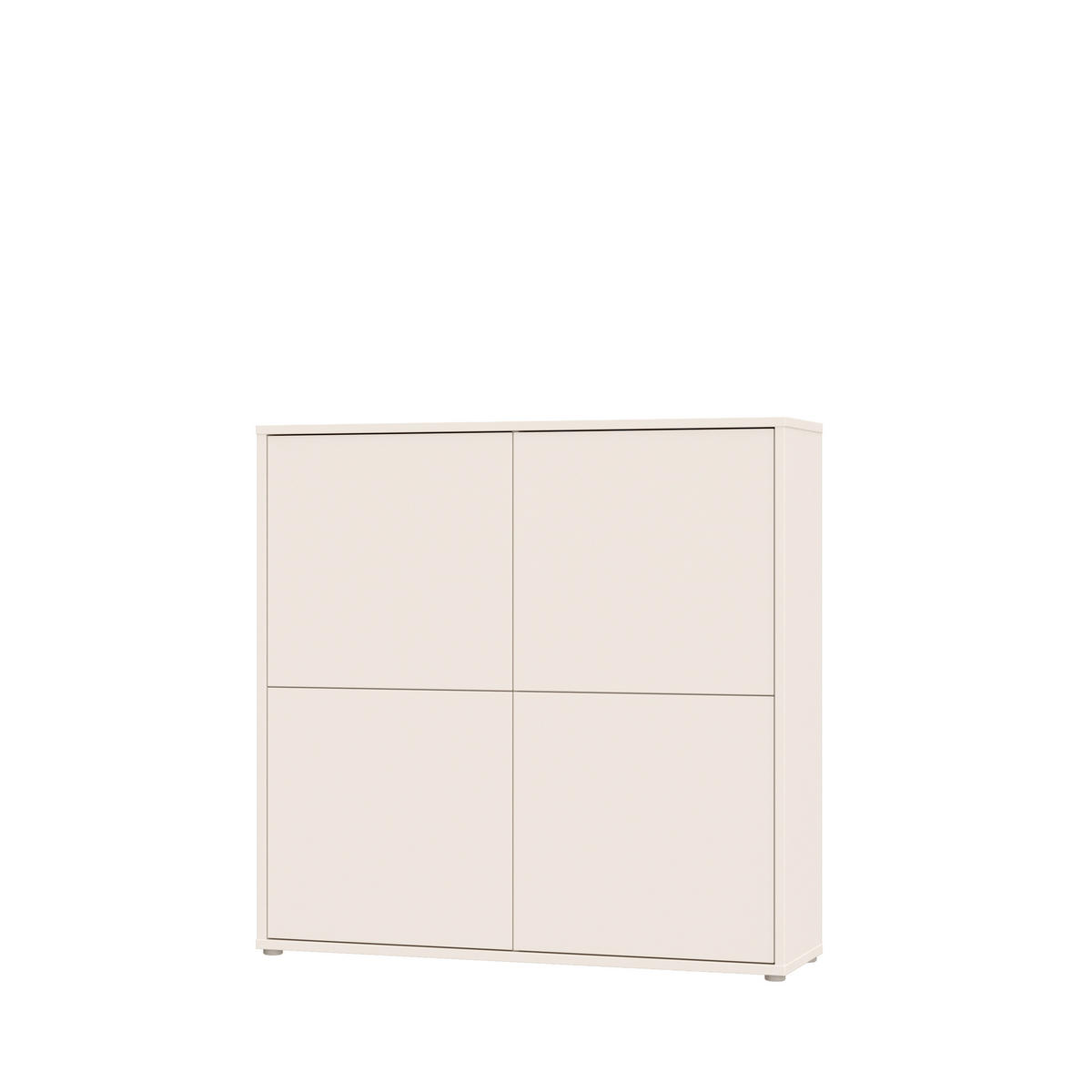 HIGHBOARD  124,5/121,5/34,9 cm  - Sandfarben/Grau, MODERN, Holzwerkstoff/Kunststoff (124,5/121,5/34,9cm) - Carryhome