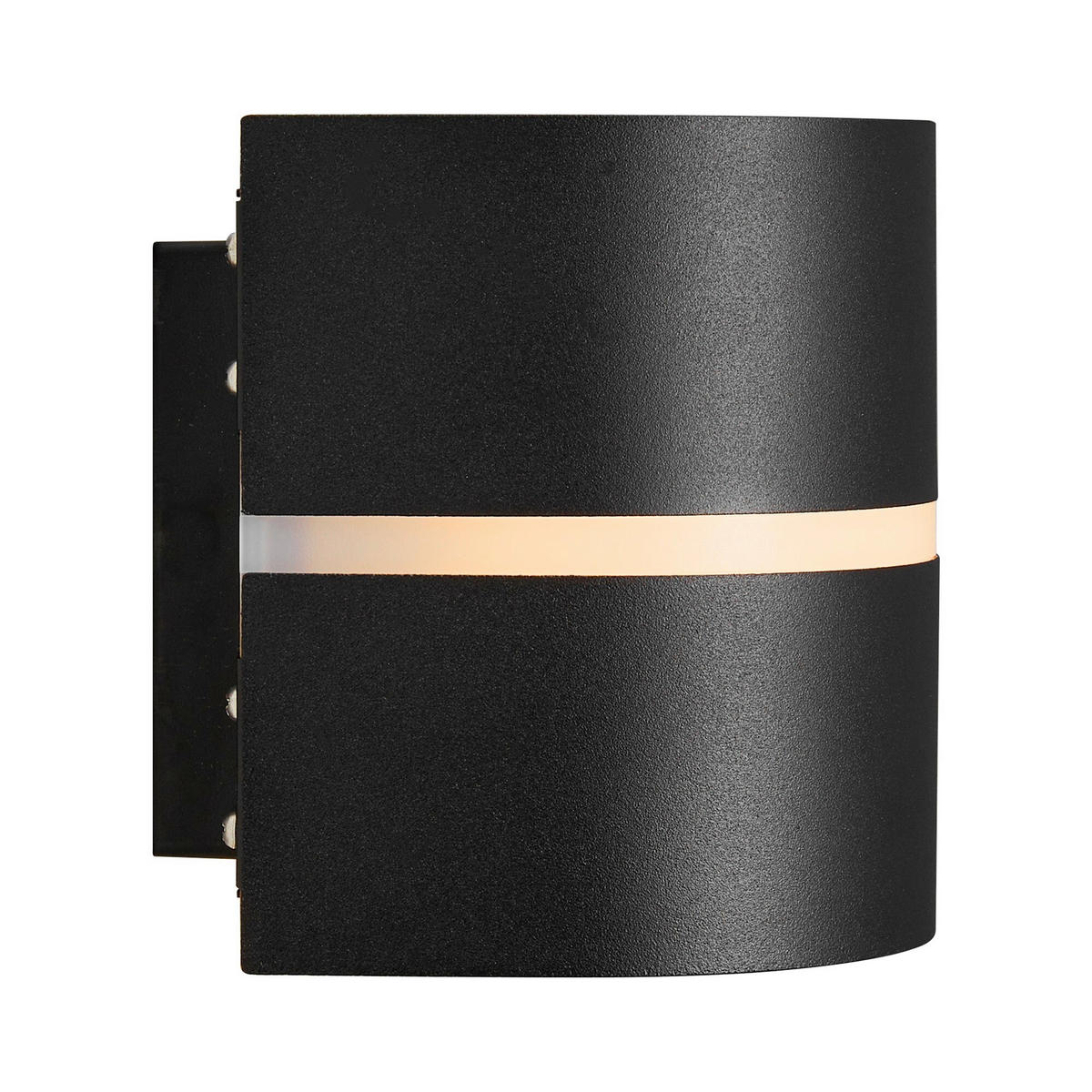 WANDLEUCHTE Sibelis 12/11.5/19.5 cm  - Schwarz, Design, Kunststoff (12/11.5/19.5cm) - Nordlux