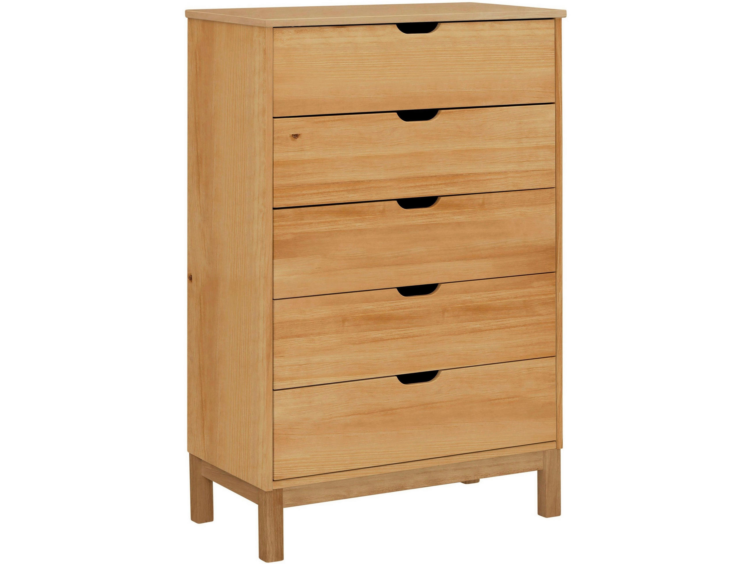 KOMMODE POZNAN, 76/113/39 cm, 5 Schublade(n)  - Naturfarben, Design, Holz (76/113/39cm) - Livetastic