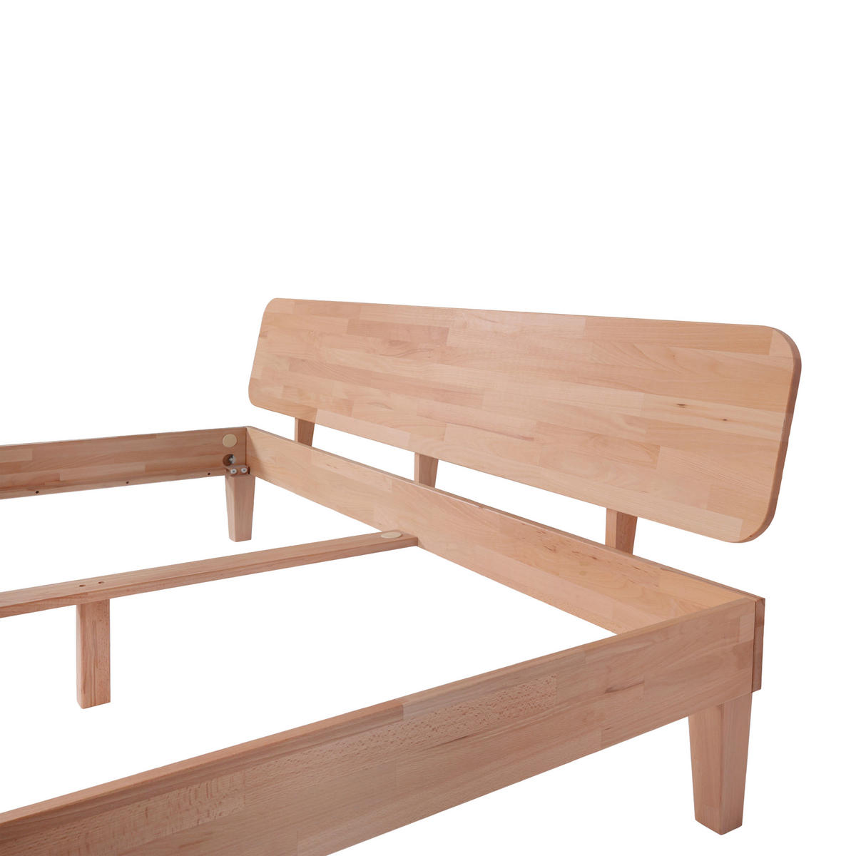 BETT 140/200 cm  in  - Buchefarben, MODERN, Holz (140/200cm) - MID.YOU